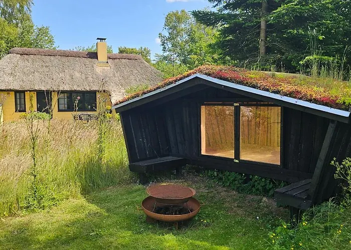 Astrup Vig Hideaway, Thatched With Shelter & Serenity Holiday home *