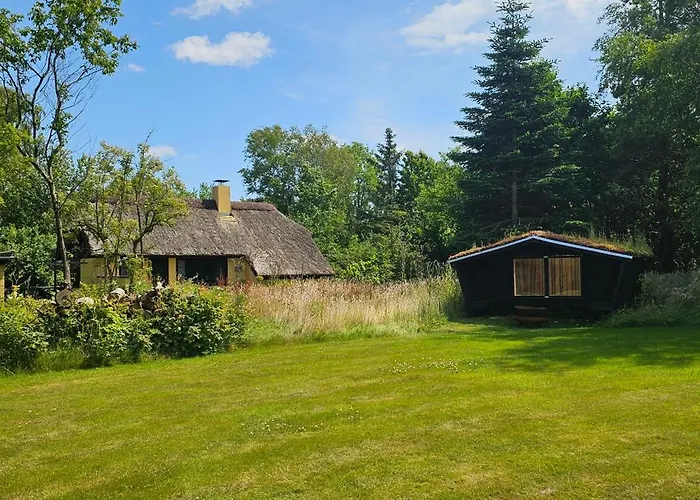 Astrup Vig Hideaway, Thatched With Shelter & Serenity